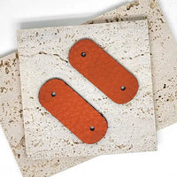 Renforts intérieurs pour Anse de sac | Cuir grainé Orange