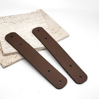 enchapes en cuir pour fixation des anses de sac en cuir