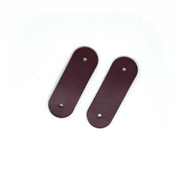 Renforts intérieurs pour Anse de sac | Cuir lisse Chocolat (lot de 2)