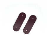 Renforts intérieurs pour Anse de sac | Cuir lisse Chocolat (lot de 2)