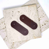 pattes en cuir renfort pour intérieur de sac