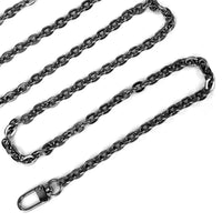 2 Chaînes Sac à Main Métal Doré 60cm - Bandoulière Remplacement, Boucle 360°, Largeur 1,2cm