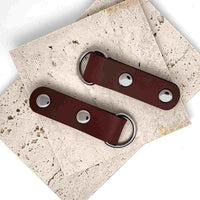 enchappes cuir pattes de fixation cuir pour anneaux et anses de sac à main cuir