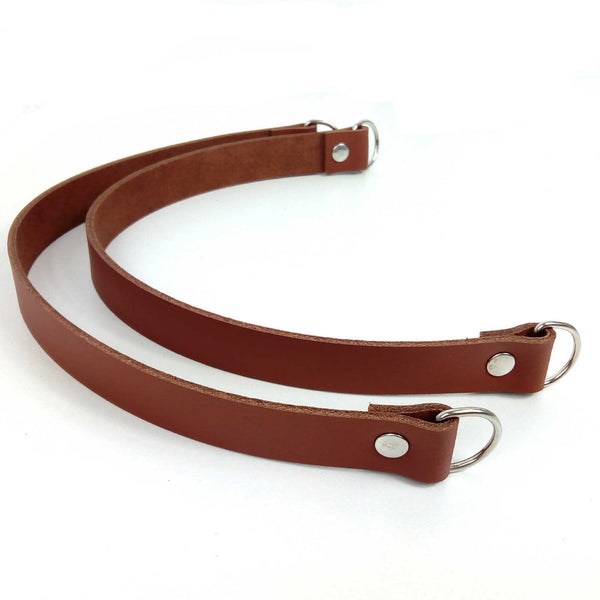 LEATHERRIDE Sangles d'éperons en cuir pour adultes avec clous argentés et boucle New Horse TACK, brun clair LEATHERRIDE Sangles d'éperons en cuir pour adultes avec clous argentés et boucle New Horse TACK, brun clair