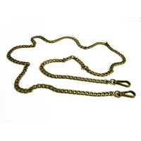 Bandoulière chaine de sac bronze maille plate 7mm - les-jolies-anses